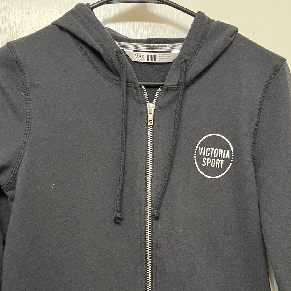 Victoria's Secret Sport Gray Zip-Up Hoodie